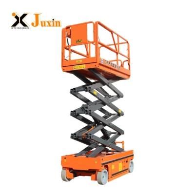 Self Mobile Four Wheels Battery Powered Portable Lift for Repair