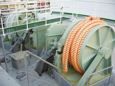 Marine Boat High Speed 50ton 500kn Electric Boat Double Drum Winch for Sale