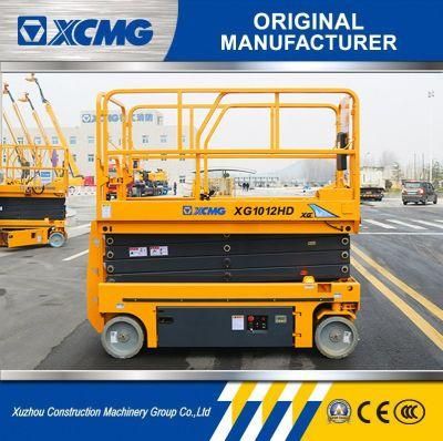 XCMG Brand Platform Lifts Xg1212HD 12m Small Hydraulic Auto Motorcycle Scissor Lift for Sale