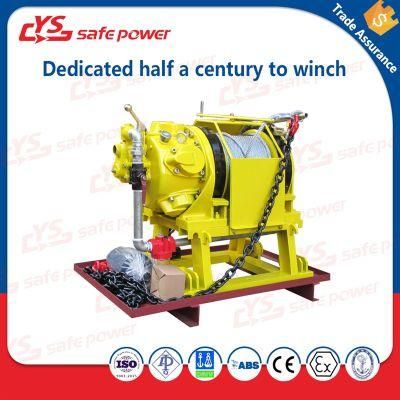Jqhsp50*12 Air Winch with Automatical Spooling Air Spooler Pneumatic Winch