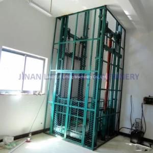 Guide Rail Freight Platform Small Hydraulic Vertical Cargo Lift Goods Lift with Cheap Price