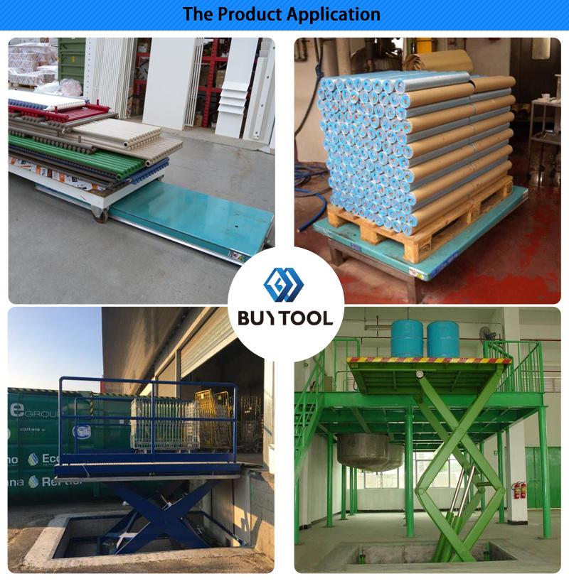 Es Series Scissor Q345b Electric Mobile Lift Table Trolley Portable Platform
