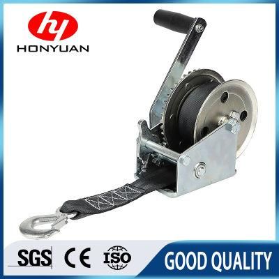 1000lbs Portable Steel Cable Manual Hand Winch by CE Certificate