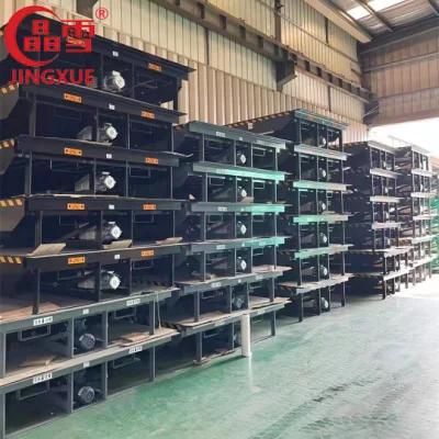 Warehouse Loading Unloading Area Hinged Lip Stationary Hydraulic Dock Leveler