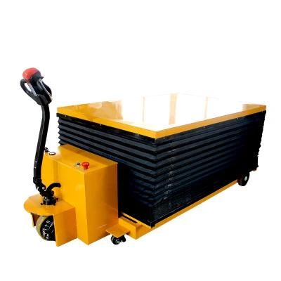 Electric Scissor Trolley Move Around Hydraulic Scissor Lift Platform