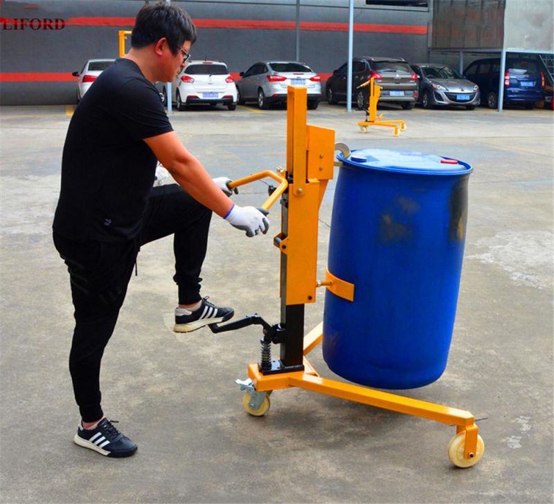 China Supplier 350kg Oil Cylinder Carrier Lifter Oil Drum Truck Dt350b