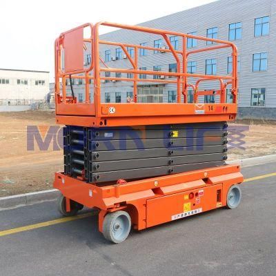 12m 6m Morn CE China Scissor for Sale Man Lift