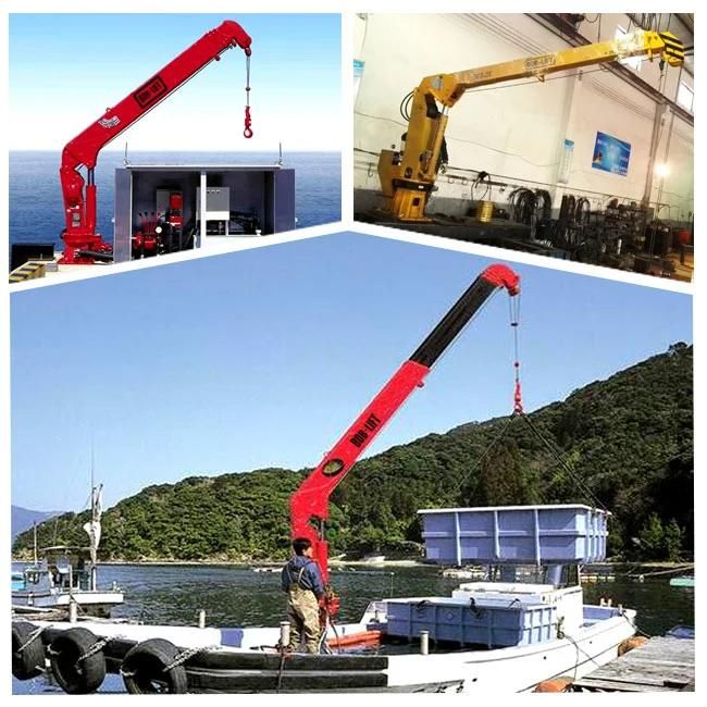Hydraulic Straight Arm Marine Crane for Sale