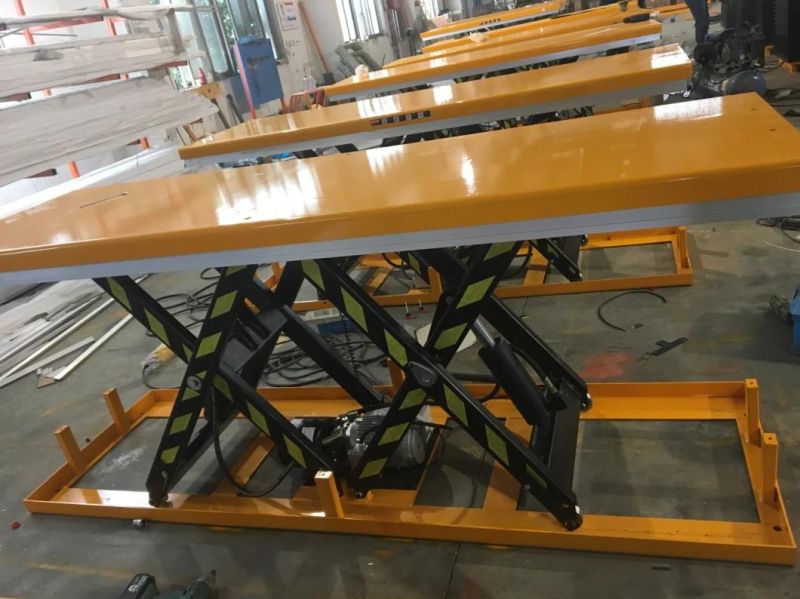 2000kg Heave Duty Lift Table with Large Platform Electric Hydraulic Lift Table