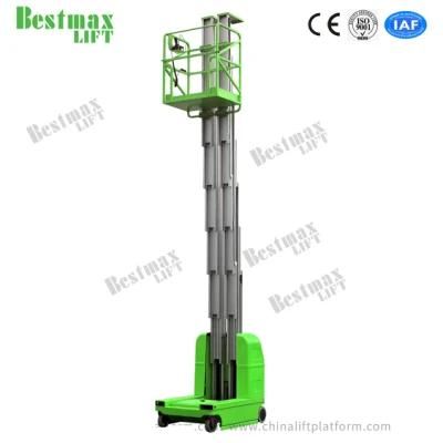 7.5m Swivel Wheel Type Self Propelled Vertical Lift