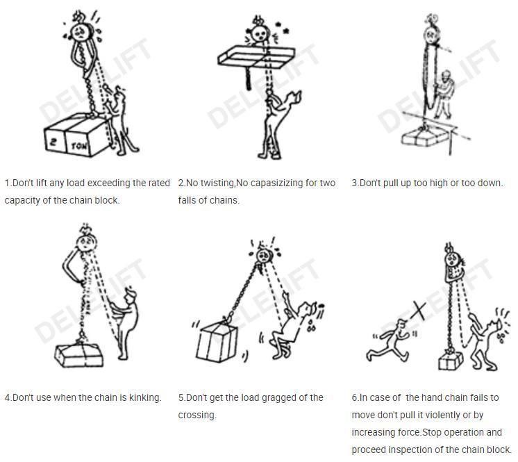 China Manufacturer Lifting Accessories Pull Lift Manual Chain Hoist