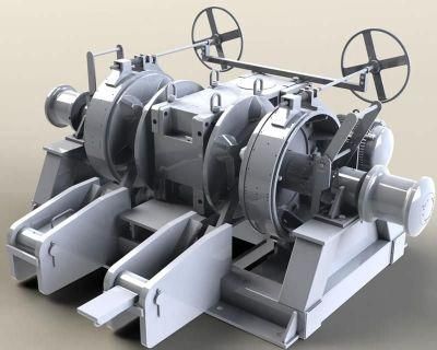 Marine Ship Hydraulic Combined Anchor Windlass Mooring Winch Marine Electric Anchor Windlass