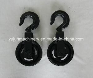 Black Block with Forged Hook for Lifting