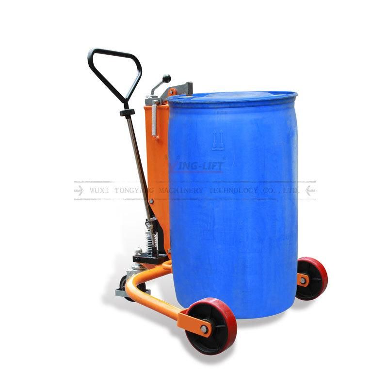 250kg Foot-Operated Hydraulic Oil Drum Handling Forklift/Oil Drum Lifting Cart/Coy Iron Bucket Handling Truck