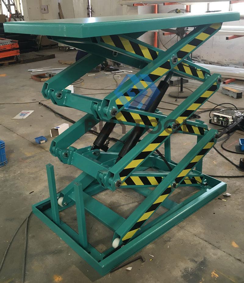 High Lifting Three Scissors Lift Table