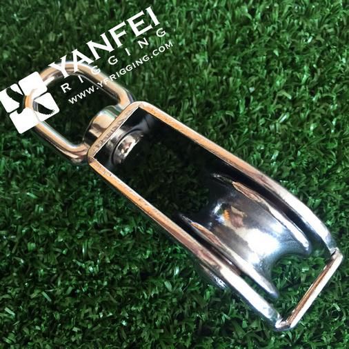 Stainless Steel Swivel Rope Pulley with Single/Double Wheel