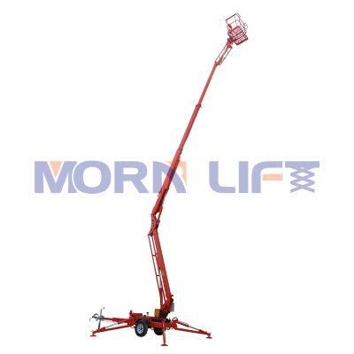 Gasoline Power Battery &amp; Diesel 12m Boom Lifts Price Cherry Picker Trailer