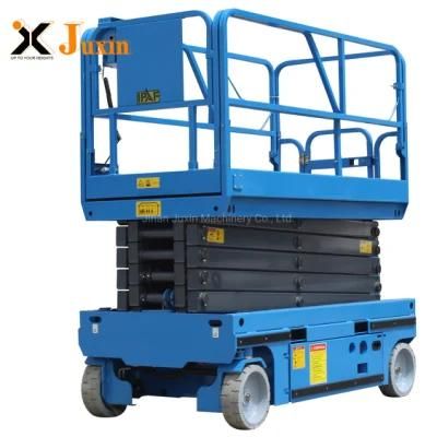 2019 Best Selling Rubber Model Self-Propelled Scissor Lift Platform