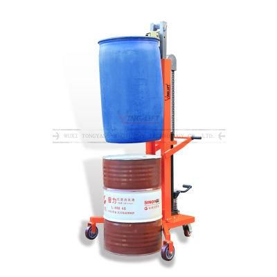 Lifting Height 1100mm and Loading Capacity 450kg Hydraulic Drum Carrier with Low Price