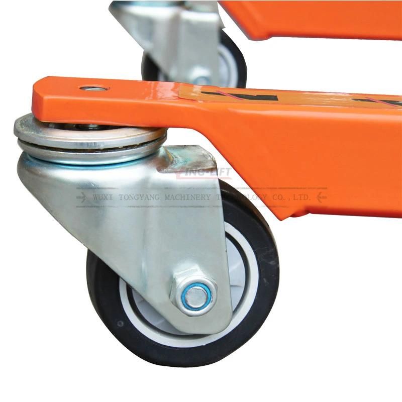 200kg Hand Operated Forklift Pallet Stacker Manual Lifter M200