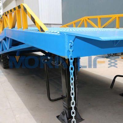 Mobile Hydraulic 8ton Loading Dock Ramp for Trucks with Ce ISO