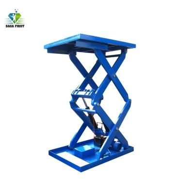 Stationary Electric Double Scissor Lift Table