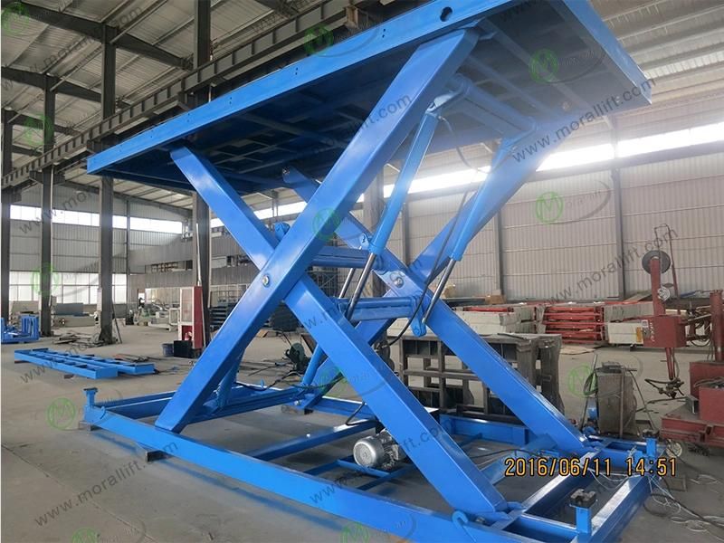 Hydraulic Basement Car Lift with Roof
