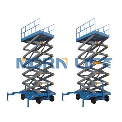 AC/DC/Diesel Powered One Man Scissor Lift Platform Height to 14m