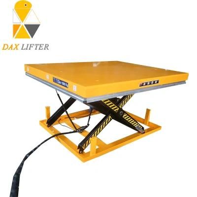 CE Approved High Quality Hydraulic Standard Single Scissor Lift Table