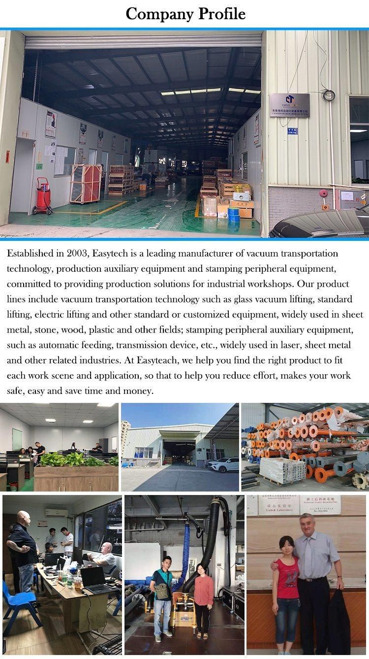 Suction Cup Sandwich Panel Sheet Metal Plate 600kg Vacuum Lifter Material Handling Equipment