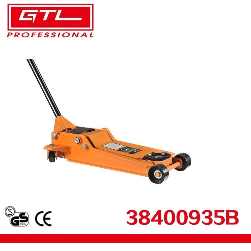 3.5ton Universal Fit and Easy to Use Trolley Floor Jack Lown Down Hydraulic Orange Jack (38400935B)