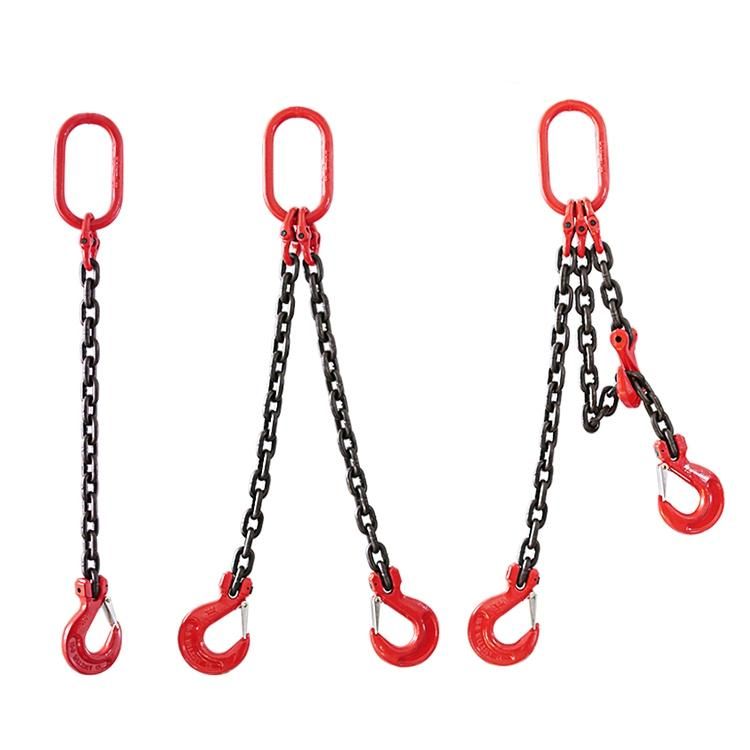 Welded Alloy Steel G80 Two Legs Chain Lifting Sling