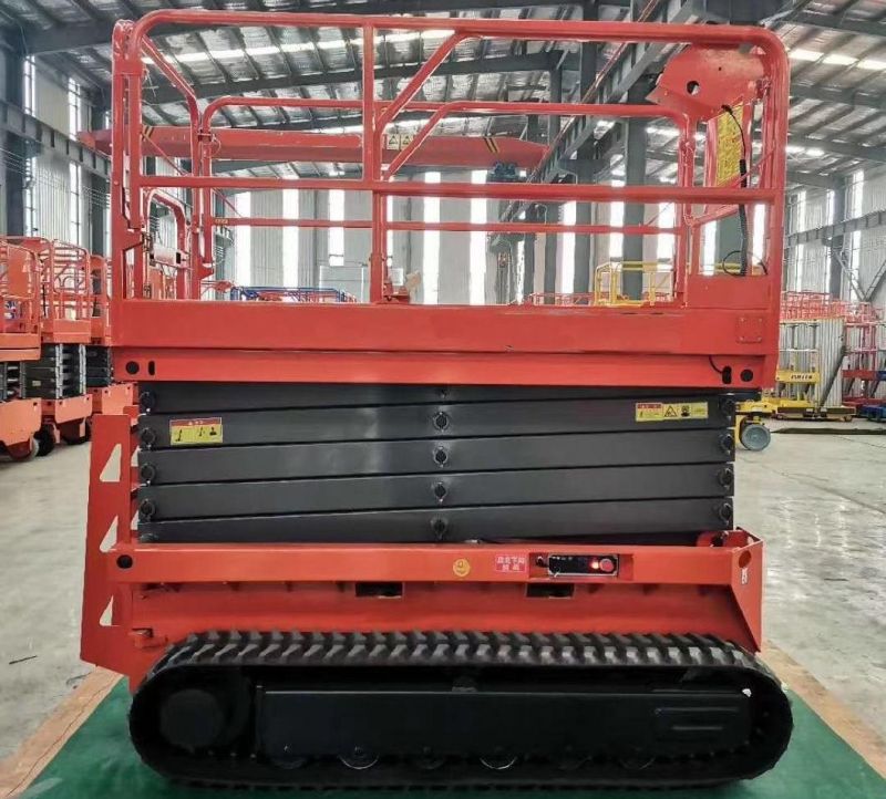 Rough Terrain Self Propelled Mini Man Battery Hydraulic Electric Mobile Crawler Scissor Lift