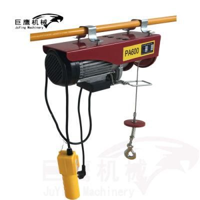 220V PA 250 Kg Mini Electric Crane Small Engine Hoist