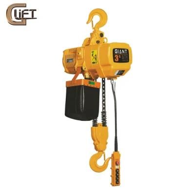 0.3-7.5 Tons High Quality Electric Chain Hoist with Hook Heavy Duty Giant Lift Chain Block (HHBD-I Series)