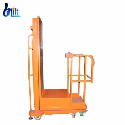 High Quality Semi-Electric 6m Working Height Mini Order Picker for Outdoor and Indoor