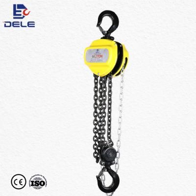 Manufacturer High Grade Steel Manual Chain Pulley Block Hoist