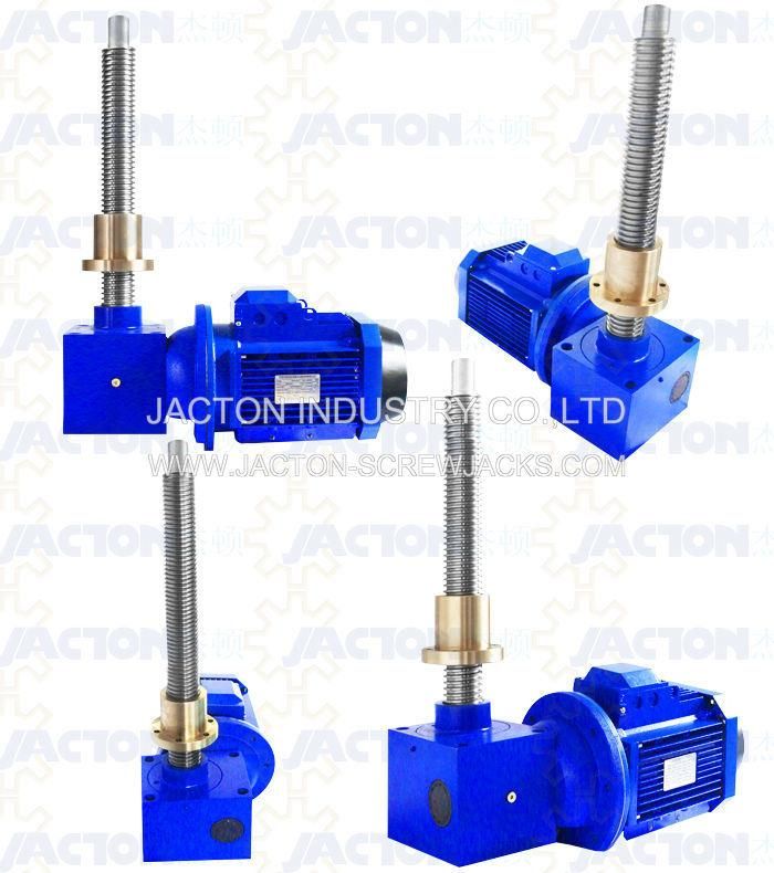 Synchronization Mechanical Motorized Worm Gear Screw Jack Platform Lift