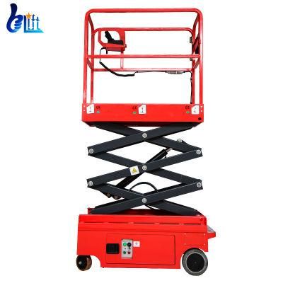 Samll Mini Construction Lift Hoist Electric Driving Self Walk Mobile Scissor Personal Lift