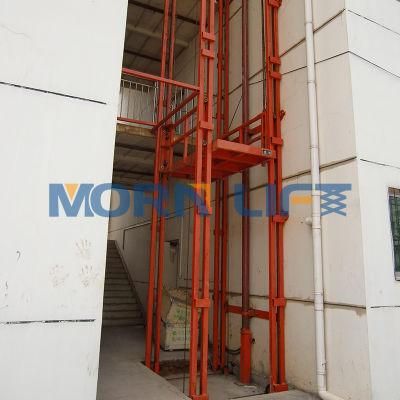 Vertical Hydraulic Cargo Lift Mezzanine Goods Lift Good Elevator Manufacturers