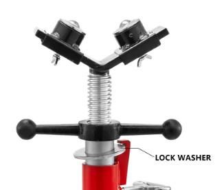 1107A Ball Head Pipe Stand, Ball Head Pipe Jack