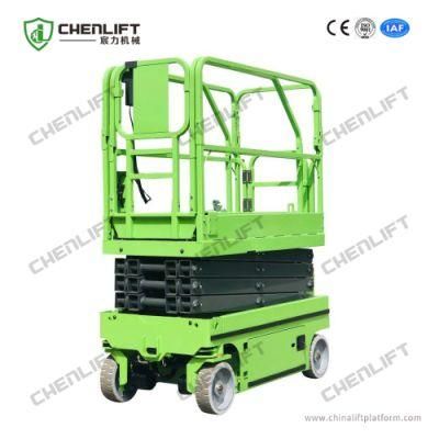 DC Powered Battery Operated Scissor Lift with 380kg Load Capacity