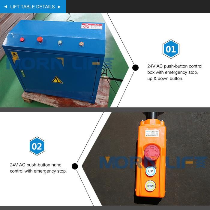 Heavy Duty Mini Electric Hydraulic Scissor Lift Table for Warehouse
