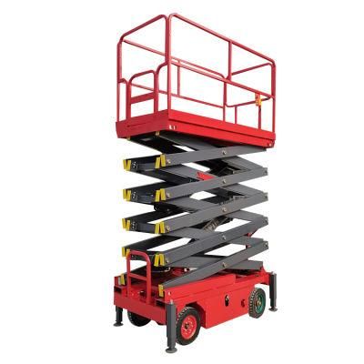 Mobile Scissor Lift Platform Trailer Bed 1ton China Price