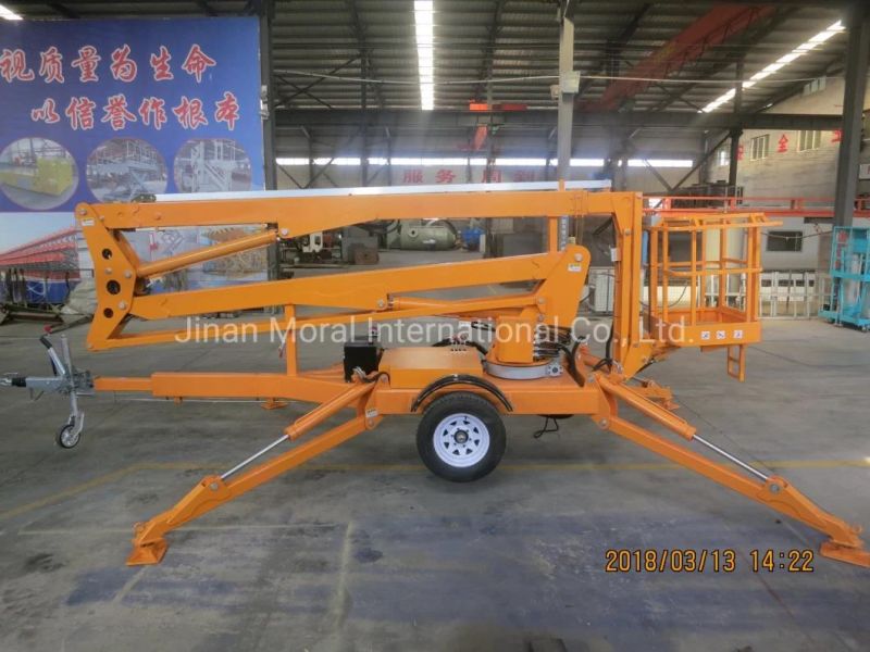 Trailing Portable Small Size High Lift Articulating Man Lift with CE