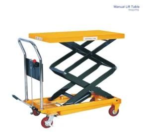 Manual Hydraulic Mobile Scissors Lifting Platform / Lift Table / Truck / Forklift