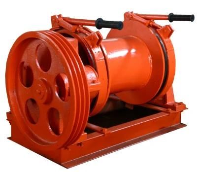 Hand Brake Clutch Lifting Equipment for Mine Construction with Electric Motor