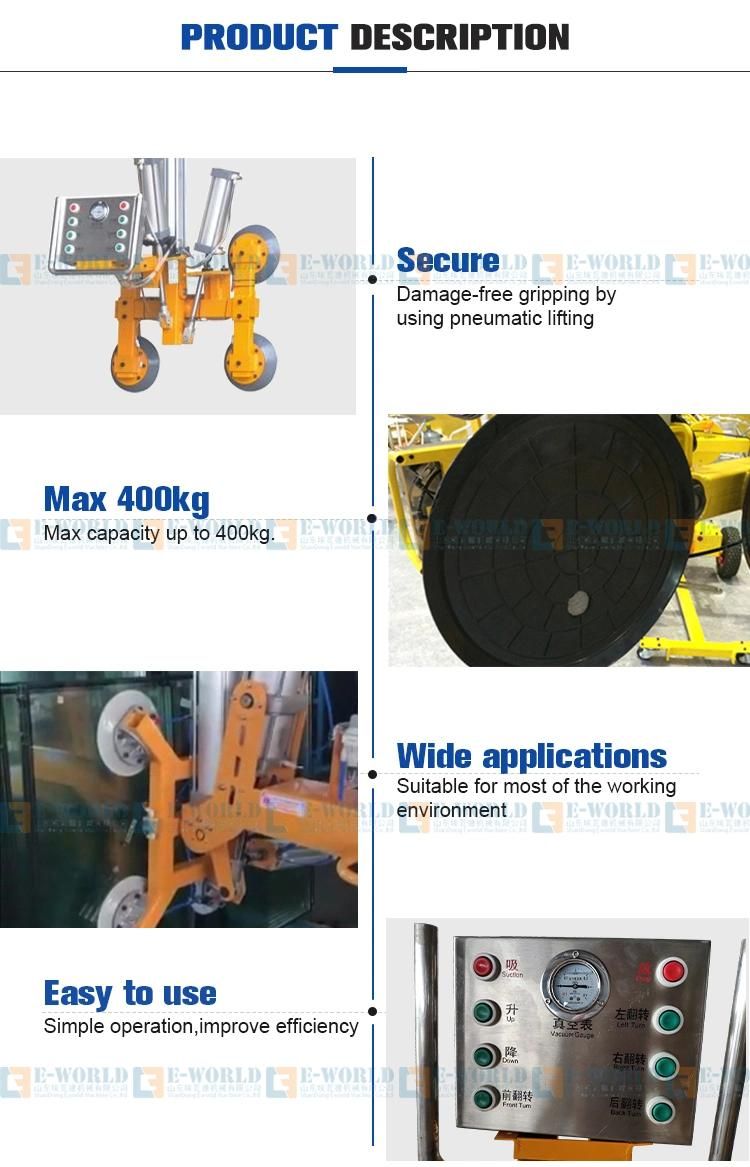 Glass Lifting and Handling Trolley Equipment