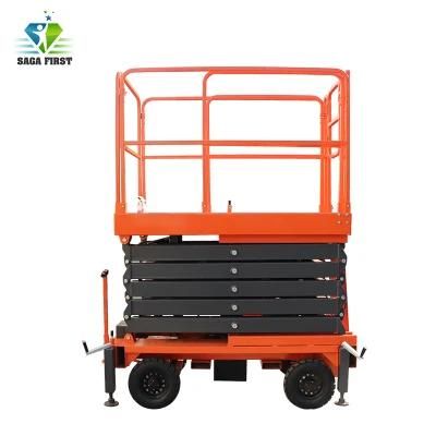 10m 12m Battery Powered Mobile Scissor Lift