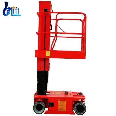 CE ISO Certificated Vertical Mast Scafolding Lifter Electirc Hand Lift Industrial Lifts